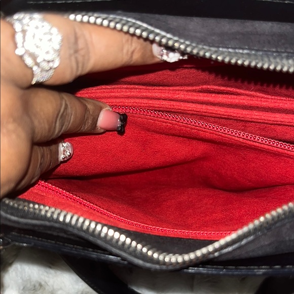 Salvatore Ferragamo Black Tote Bag with Embossed Pattern and Structured Shape - Picture 14 of 16